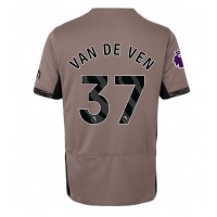 Camisa de Futebol Tottenham Hotspur Micky van de Ven #37 Equipamento Alternativo Mulheres 2023-24 Manga Curta